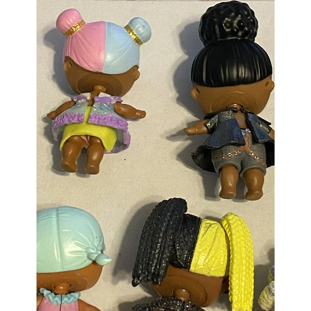 LOL Surprise Dolls Lot 8 Dolls, 2 Babies, 3 pets, 21 Accessories Bundle GUC